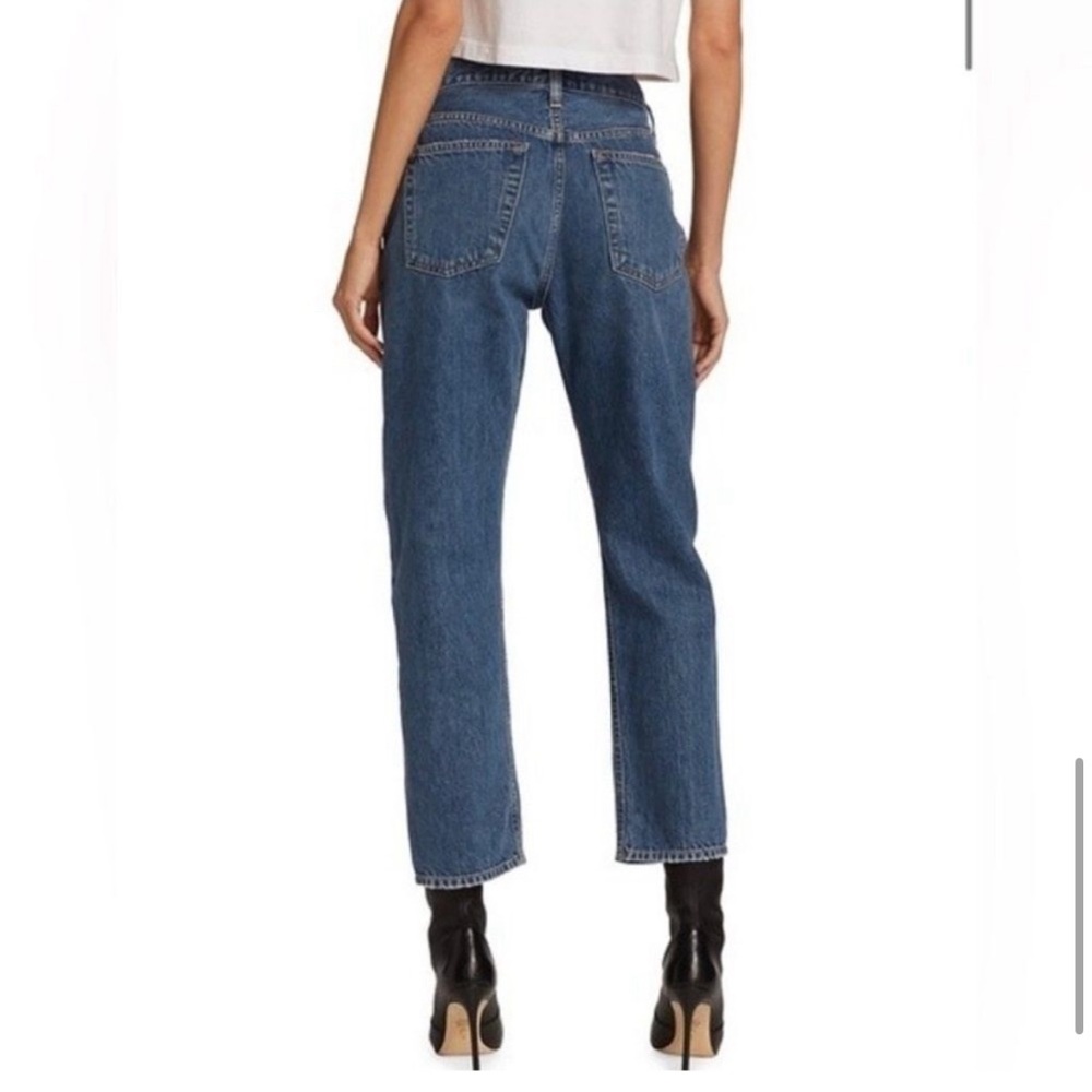AGOLDE 26 Wyman Low Rise Vintage Straight Jeans Vision Blue Wash